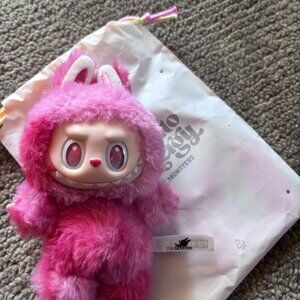 Labubu Big into Energy Love KeyChain